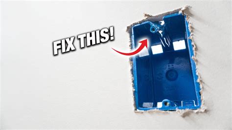 how to remove broken electrical box|change electrical box.